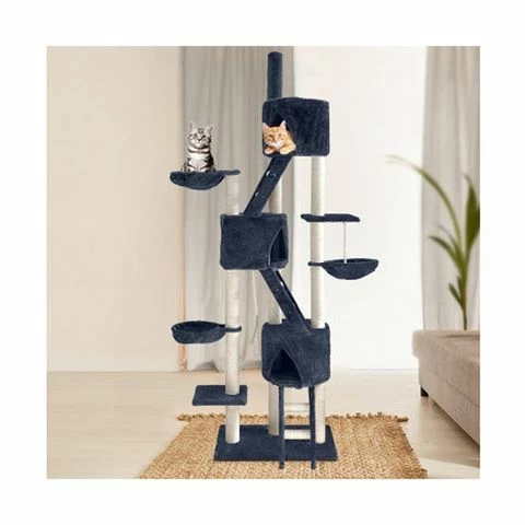 Pawfection - I.Pet Cat Tree 244cm Tower Condo House Wood 1 Pawfection - I.Pet Cat Tree 244cm Tower Condo House Wood