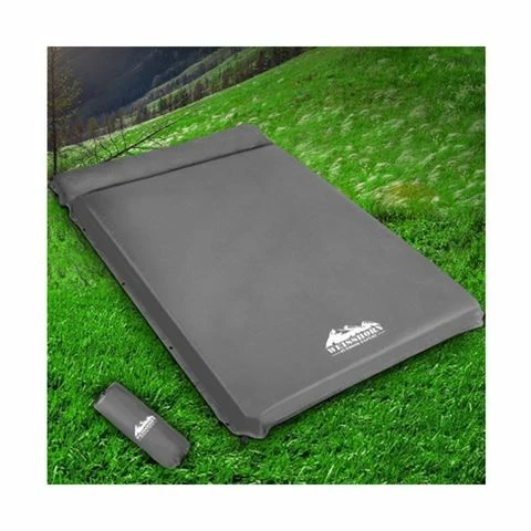 Acampar - Double Size Self Inflating Mattress Grey 1 Acampar - Double Size Self Inflating Mattress Grey