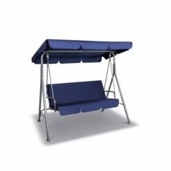 Exterieur Outdoor - Gardeon Canopy Swing Chair Navy