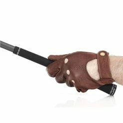 The MVP - Retro Heritage Brown Golf Glove Large