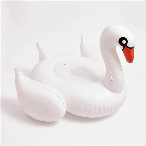 SunnyLife - Luxe Ride-On Swan White 1 SunnyLife - Luxe Ride-On Swan White