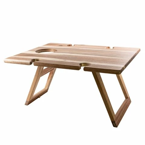 Peer Sorensen - Folding Picnic/Wine Table AcaciaWood 48x38cm 1 Peer Sorensen - Folding Picnic/Wine Table AcaciaWood 48x38cm