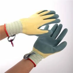 Treadstone - Water Tight Garden Glove Light Blue/White Med