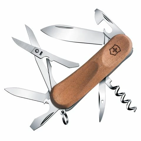Victorinox - Delemont EvoWood 14 Swiss Army Knife 1 Victorinox - Delemont EvoWood 14 Swiss Army Knife