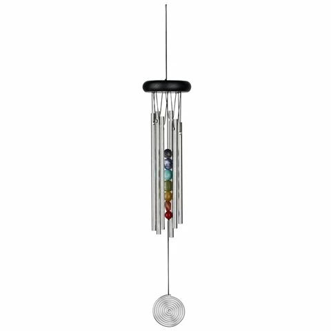 Woodstock Chimes - Chakra Seven Stones Chime 1 Woodstock Chimes - Chakra Seven Stones Chime