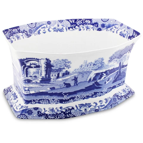 Spode - Blue Italian Double Planter 1 Spode - Blue Italian Double Planter