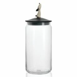 Alessi - Lula Dog Food Jar Black